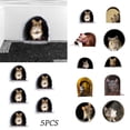 thumbnail image 5 of 5PCS Waterproof Home Decor Art Decoration 3D Mouse Sticker Wall Stickers Mouse In A Hole Realistic Wallpaper 07, 5 of 5