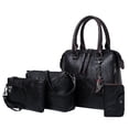 thumbnail image 1 of Up to 65% off 4Pcs Women Pattern Solid Handbag+Crossbody Bag+Messenger Bag+Card Package, 1 of 3