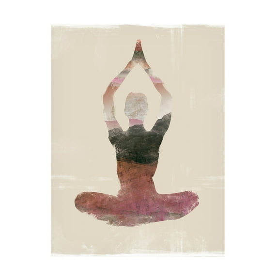 Trademark Fine Art Judi Bagnato Morning Yoga Pose II Canvas Wall Art