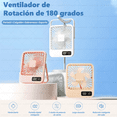 thumbnail image 2 of Ventilador De Escritorio, Portátil Usb Recargable Y Colgable Xtellar rosa, 2 of 4