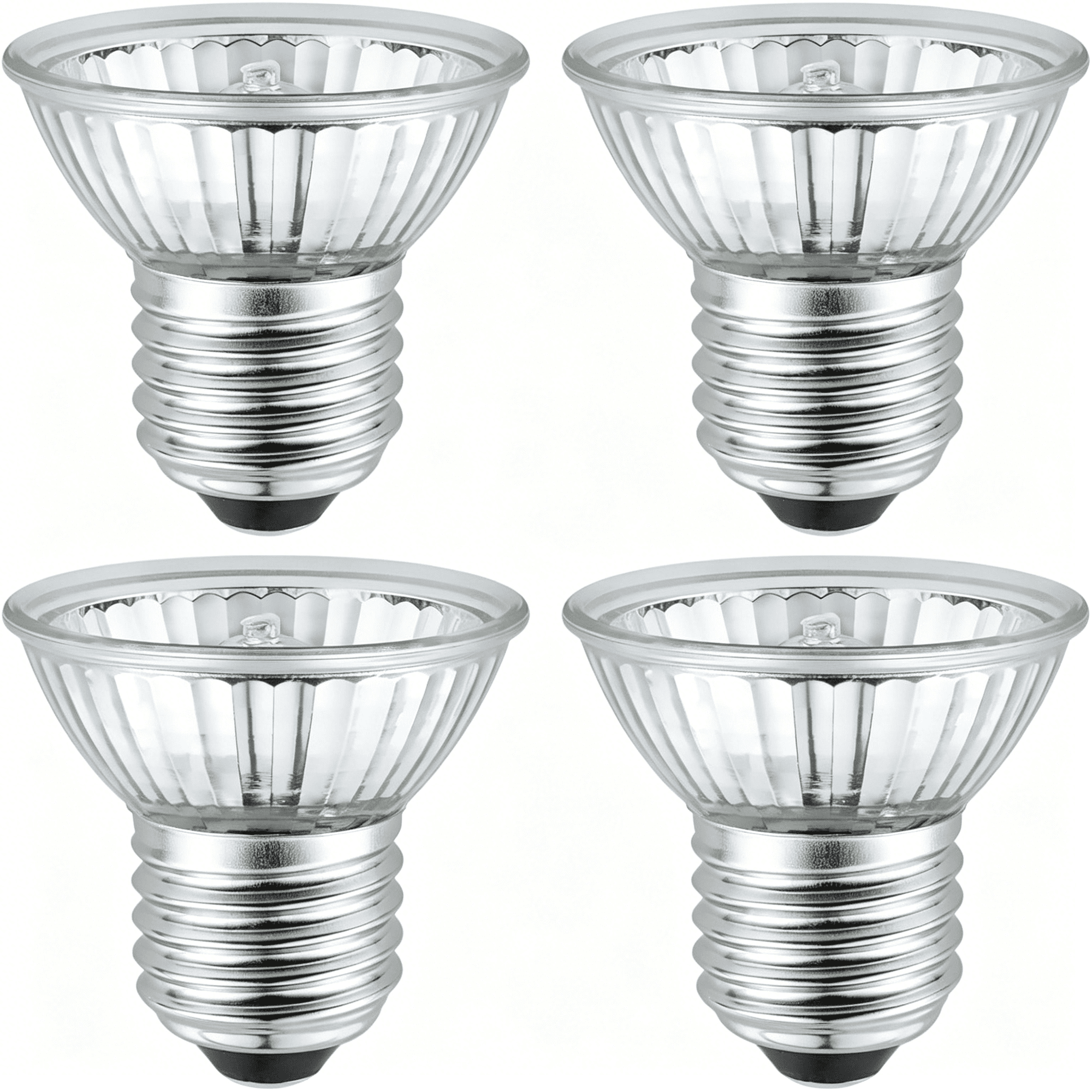 HIBIBUD Uvb Uva Reptile Light Bulb 25W Bulb for Reptiles and Amphibians Tanks, Turtle Bearded Dragon Lizard Cages Frogs Heat Lamp Replacement Bulb, 4 Packs