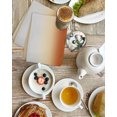 thumbnail image 4 of Burnt Orange Ombre Kitchen Dish Towels for Drying Dishes Set of 3, Modern Grey Gradient Farmhouse Art Waffle Weave Microfiber Hand Tea Bathroom Towels Quick Dry & Absorbent Towel 15.7x23.6, 4 of 7