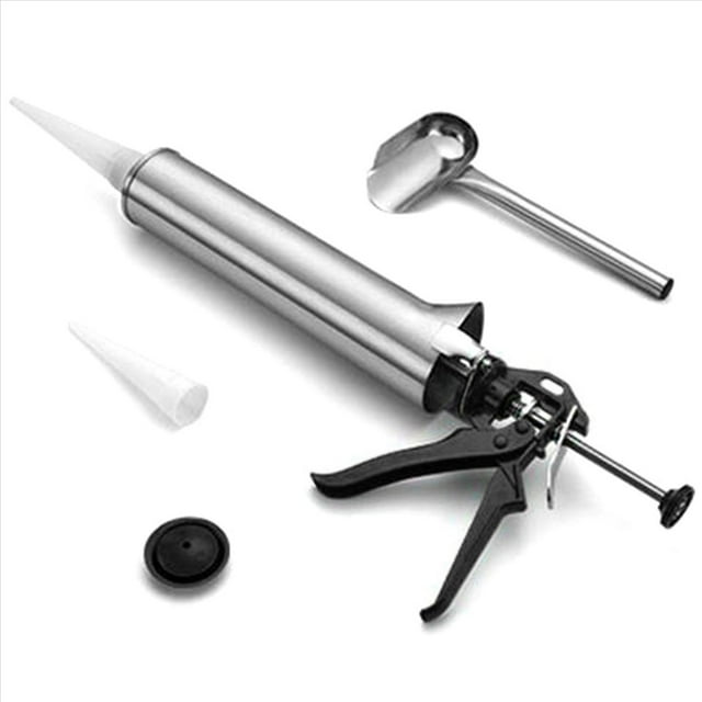 Pistola de Mortero con Punta de Apuntamiento, Pulverizadora de Lechada, Herramienta para Pavimentación de Ladrillos y Baldosas, Boquilla Reemplazable con 2 Boquillas.