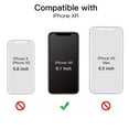 thumbnail image 2 of JETech Glitter Case for iPhone XR, 6.1-Inch, Bling Sparkle Shockproof Phone Bumper Cover, Cute Sparkly for Women and Girls (Black), 2 of 7