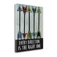 thumbnail image 1 of Tangletown Fine Art Arrow Print Canvas Wall Art, 1 of 2