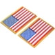 thumbnail image 2 of 2 Pieces Tactical USA Flag Patch - Gold Border American Flag US United States of America Military Uniform Emblem Patches, 2 of 5