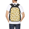 thumbnail image 6 of Daiia Sunflowers Bee Backpack for Men and Women -Durable Backpack Large Capacity, Water-Resistant Bag with Adjustable Straps and Laptop Compartment, 6 of 9