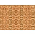 thumbnail image 1 of Ahgly Company Tapis Rectangulaire d'Intérieur Lavable en Machine Transitionnel Bière Orange, 5 Pieds x 8 Pieds, 1 of 7