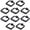 Black, variant on 10-Pack Square Drop Ring Pull Handles Zinc Alloy Drawer Handle Knob, Kitchen Cabinet Pulls