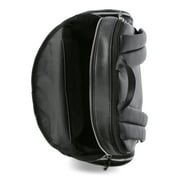 Madden NYC 18.5 Womens Dome Backpack with Front Pocket and Removable Pouch, Black