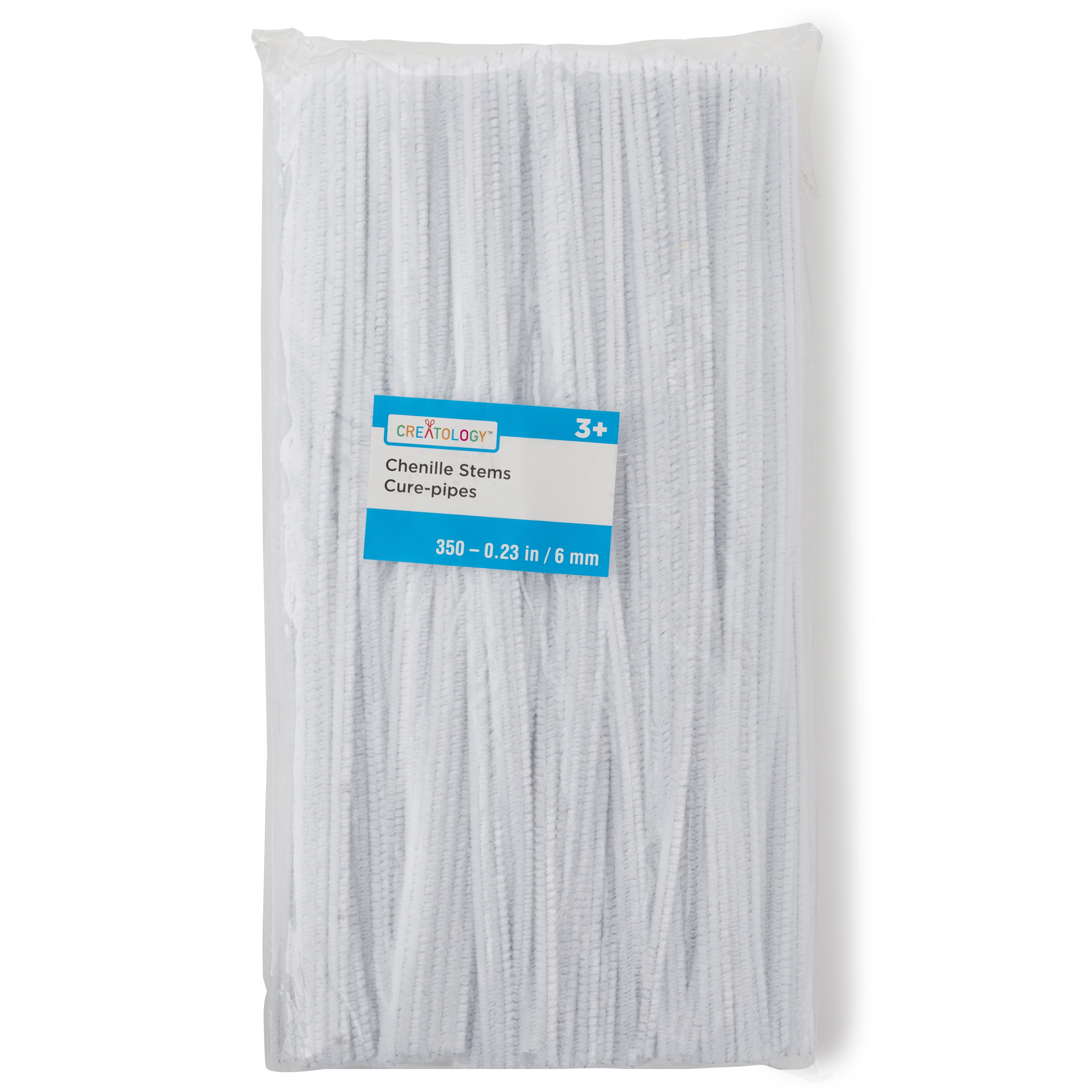 12 Packs: 350 ct. (4,200 total) White Chenille Pipe Cleaners by Creatology™