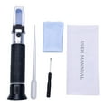 thumbnail image 1 of Amdohai Handheld Alcohols Refractometer Alcohols Wine Volume Percent Measurement with Automatic Temperature Compensation (ATC) Ranging 0-80% v/v., 1 of 8