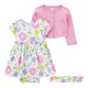 thumbnail image 1 of Set De 3 Piezas Sunsuit C/Cardigan Y Diadema Carter's Multicolor Estampado floral 18M, 1 of 4