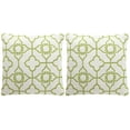 thumbnail image 2 of SAFAVIEH Nadia Soleil 20" x 20" Indoor/Outdoor Pillow, Sweet Green/Cream, Set of 2, 2 of 5
