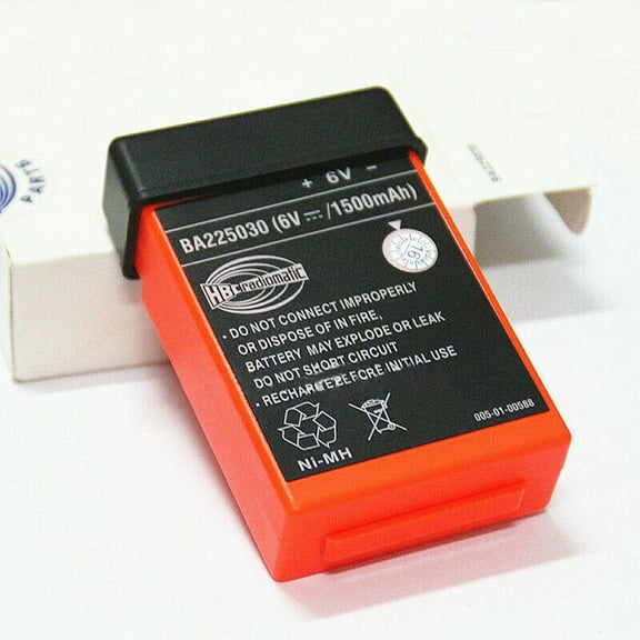1PCS 1500mAh BA225030 6V Ni-Mh Battery for Pump Truck Remote Control Battery