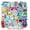2SET 100 PC C, variant on 50-Pack Fresh and Cute Graffiti Stickers - Waterproof Cartoon Stickers for Journals, Skateboards, Kids' Decorations, and Luggage