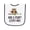 White and Navy, variant on Inktastic Mimi and Grampy Love Me Grandchild Owl Baby Terry Cloth Bib