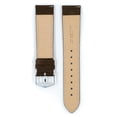 thumbnail image 3 of Hirsch Osiris Nubuck Leather Watch Strap - Brown - M - 16mm - Silver Buckle, 3 of 9