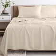 thumbnail image 3 of Superior 3-Piece Rayon From Bamboo Ivory Sheet Set, Twin XL, 3 of 9