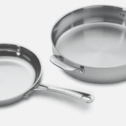 Cuisinart Contour 13-Piece Stainless Steel Cookware Set, Aluminum Core Base, Oven Safe