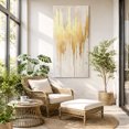 thumbnail image 6 of Canvas Wall Art, Modern Gold Framed Canvas Prints for Living Room Hallway, Abstract Minimalist Grunge Art Color Block Gallery Wrapped Wall Decor for Home Office, Gifts, 30"x60" Ship Next Day, 6 of 9