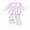 Purple, variant on Toddler Baby Girl Clothes 18 Months Girl Fall Outfits 24 Months Girls Ruffle Long Sleeve Peter-pan Collar Plaid Top Pants 2PCS Set Pink