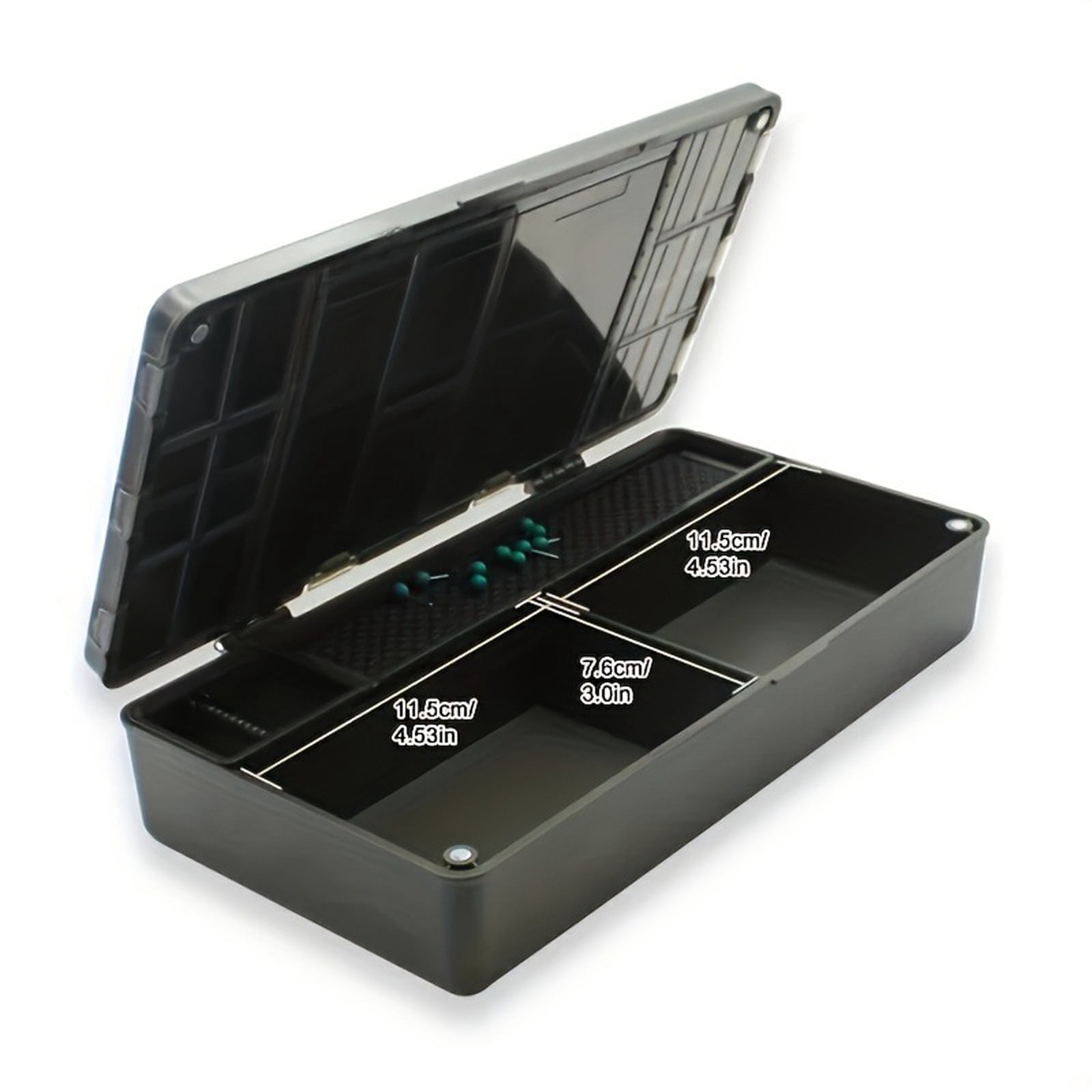 Compartment Fishing Tackle Box Fishing Rigging Storage Case Container Stiff Hair Rigging Board Fishing Line Rigging Holder Enduring
