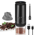 thumbnail image 1 of Electric Coffee Grinder 1500mAh,Adjustable Burr Grind Settings,Portable Coffee Bean Machine for Home and Travel,1 * Electric Coffee Grinder 1500mAh, 1 of 8