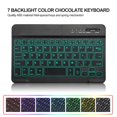 thumbnail image 3 of Funda con teclado BORIYUAN para iPad mini 7/6, 8,3 pulgadas, retroiluminada de forma inalámbrica, 3 of 9