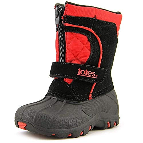 totes - Totes Kids Snow Boots with Dual Closure 12, Red - Walmart.com
