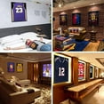 thumbnail image 4 of Jersey Frame Display Case, Large Shadow Box, Sports Jersey Display Case with 98% UV Protection, Hangers and Hookers, Valet Pinboard, Acrylic, Football, Basketball (Set of 3), 4 of 6