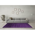 thumbnail image 3 of Ahgly Company Indoor Round Abstract Purple Contemporary Area Rugs, 5' Round, 3 of 4