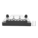 thumbnail image 1 of Bloque de terminales de distribución de energía de 4 postes, 48V, 150A, barra colectora de 7 vías con cubierta para automóviles, vehículos recreativos, barcos, color negro Jadeshay  A, 1 of 8