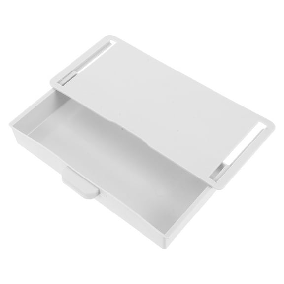 Hemoton Hidden Drawer Organizer Self Adhesive Under Desk Storage Drawer Slide Out Drawers Under Table Storage Drawers for Stationery Storage