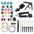 thumbnail image 1 of Kit de Accesorios Guitarra 65 Piezas con Cuerdas Guitarra, Afinador, Cejilla, PúAs, Soporte PúAs Dedo Pulgar, Pines Puente, 1 of 5