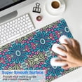 thumbnail image 4 of Improve Your Work & Play with Performore Mouse Pad: Vibrant Mandala Design, Non-Slip, Stitched Edge, 31.5x11.8 Inch, 4 of 7