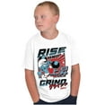thumbnail image 3 of The Smurfs Kanji Rise and Grind Boys Kids T Shirt Tees Tops Teen Brisco Brands L, 3 of 6