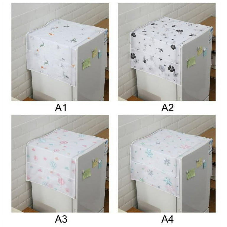 Waterproof Washing Machine Cover Cubre Lavadora Dustproof Refrigerator Dust  Covers Microwave Cover Side Pocket Furniture Cloth