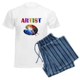thumbnail image 6 of CafePress - Artist Pajamas - Men's Light Loose Fit Cotton Pajama Set, 6 of 7