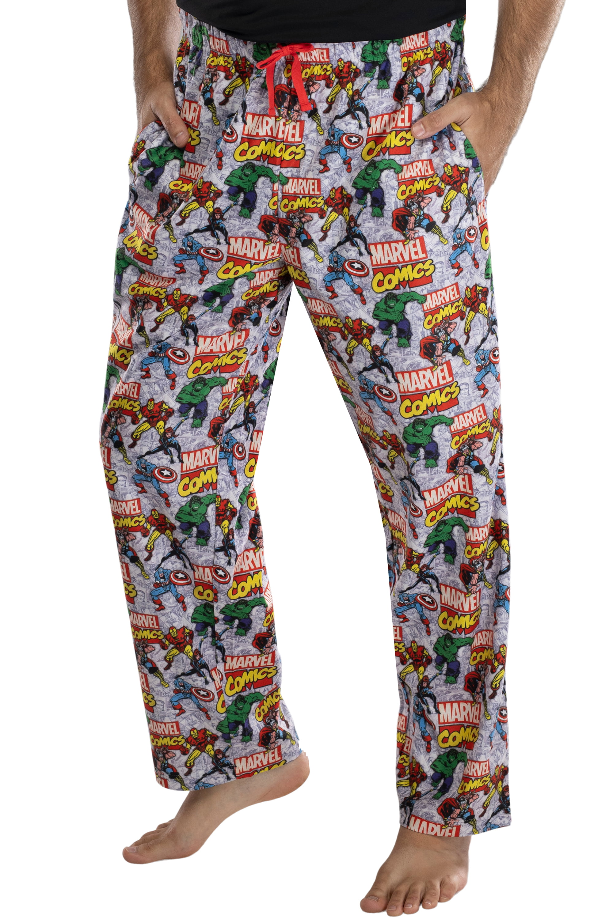 Intimo - Marvel Comics Mens' Avengers Stance Pajama Pants Loungewear ...