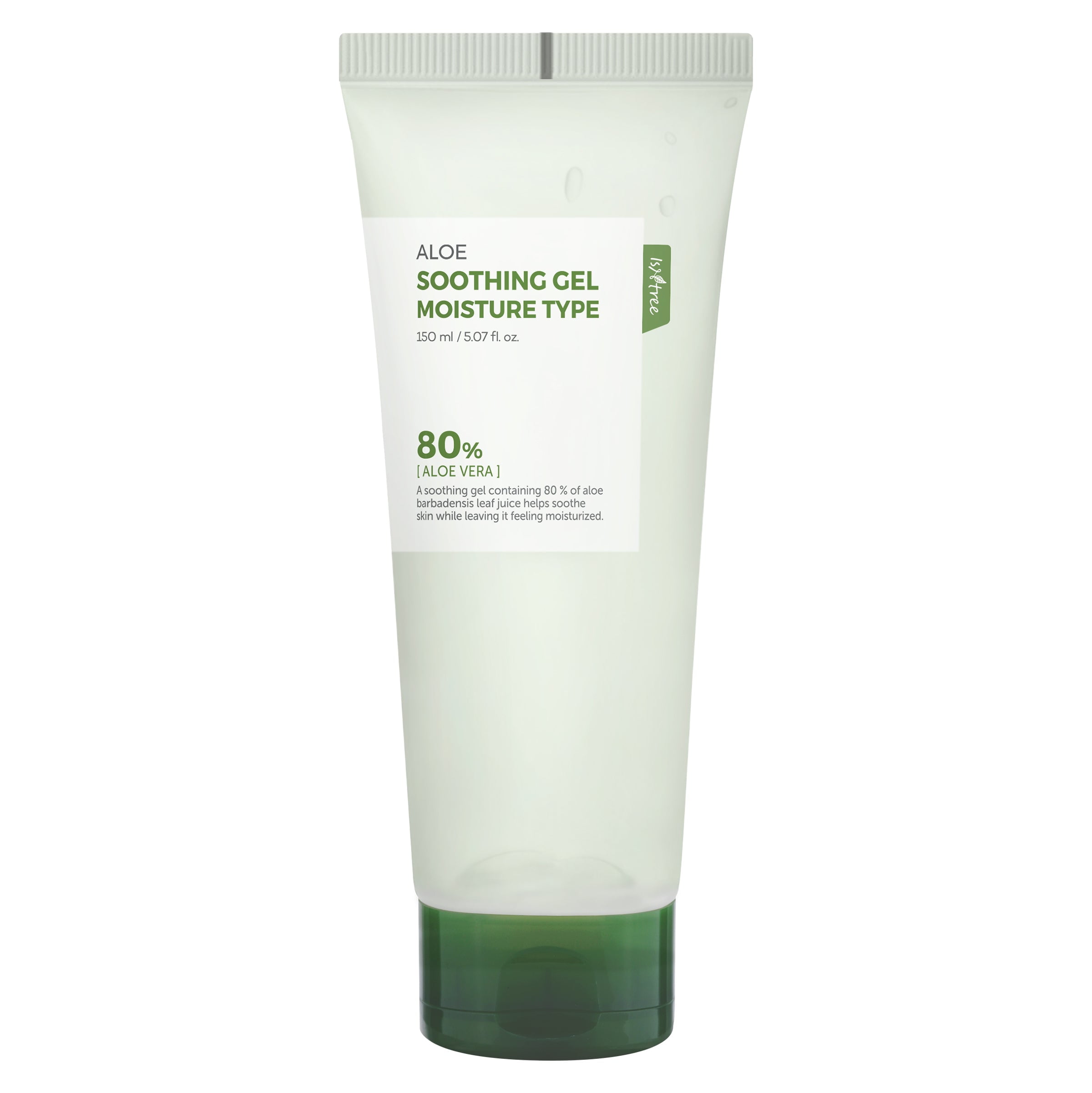 Isntree Aloe Soothing Gel, Moist Type, Aloe Vera 80%, 5.07 fl oz / 150ml