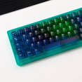 WHUIJU-122 Keys Cherry Profile Gradient Green Transparent Shine Through ...