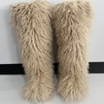 thumbnail image 4 of Women's Winter Faux Fur Beach Wool Boots Are Warm Fluffy and Knee High Snow Boots, 4 of 4