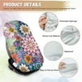 thumbnail image 6 of KUIFORTI Stretch Carseat Protector Car Seat Cover with Paw Print, Wear-resistant Car Seat Sun Shade Cover Foldable to Save Space, 6 of 7