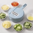 thumbnail image 1 of Nordic Blue 12-Piece Kitchen Multitool Set: All-in-One Chopper, Egg Separator & Shredder - Durable, Compact, Easy to Clean for Efficient Food Prep – Ideal Gift for Home Chefs & Travel Use, 1 of 5