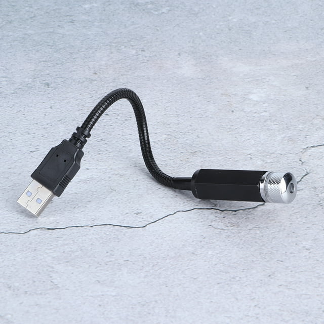 Techo del Coche Luz de Cielo Estrellado Ambiental USB Lámpara Decorativa Ambientes ROMÁNTICOS AJUSTABLES ILUMINACIÓN PARA INTERIOR ALEACIÓN DE ALUMINIO LUZ ROJA AZUL