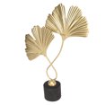 thumbnail image 3 of Leaf Statue, Durable Wearable Golden Style Attractive Decorative Metal Leaf Statue  for Office, 3 of 8