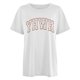 thumbnail image 5 of Camiseta informal holgada con estampado de letras para mujer talla grande: camiseta cómoda y elegante con estampado gráfico para el día a día, 5 of 5