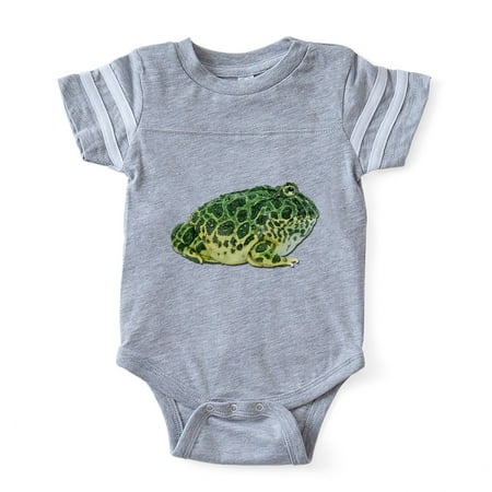 

CafePress - FIN Pacman Frog - Cute Infant Baby Football Bodysuit