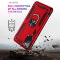 thumbnail image 7 of Samsung Galaxy S20 FE Case with 360 Rotating Ring Holder, Dteck Hybrid Rugged Shockproof Case Compatible Magnetic Car Mount Ring Grip Kickstand Cover for Samsung Galaxy S20 Fan Edition 5G, Red, 7 of 7